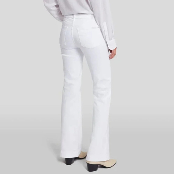7 For all Mankind Slim Illusion Tailorless Dojo In Luxe White. Sz: 31 - Picture 1 of 15